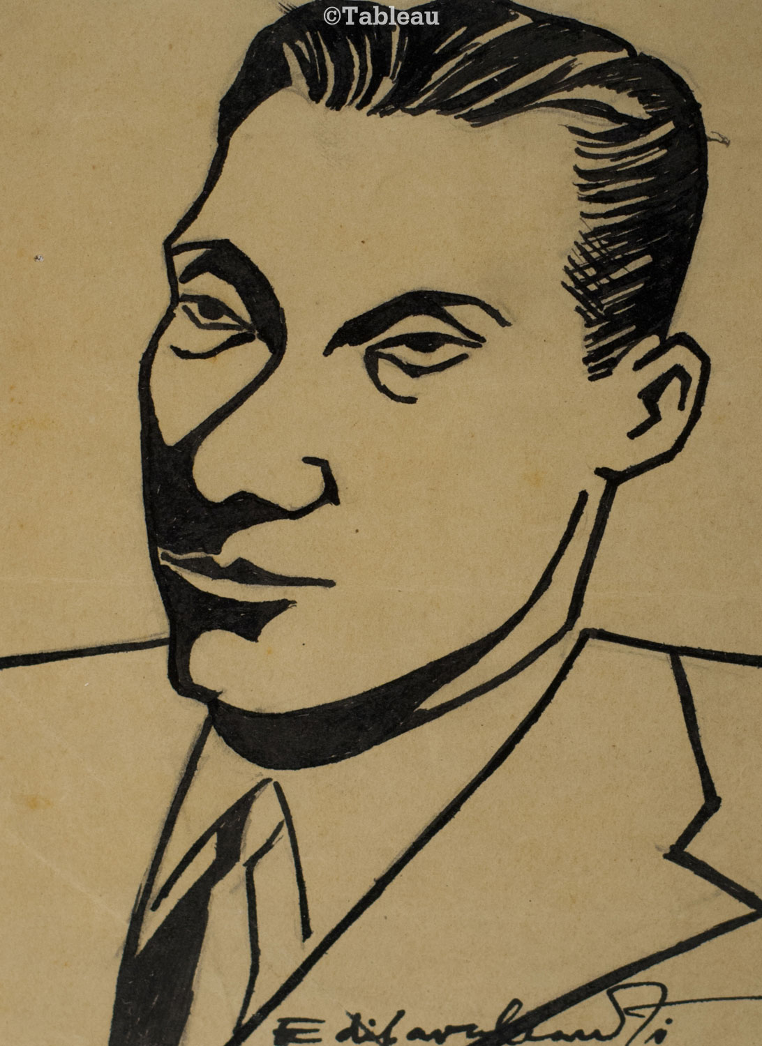 Emiliano di Cavalcanti - Retrato
