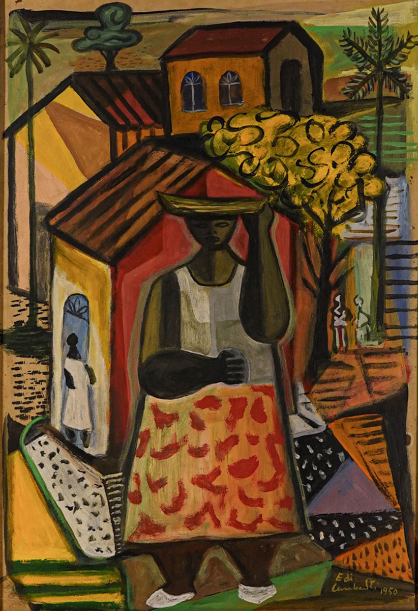 Emiliano di Cavalcanti - Baiana e casarios
