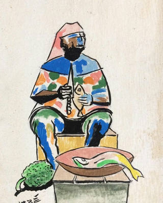 Carybé - Trabalhadora