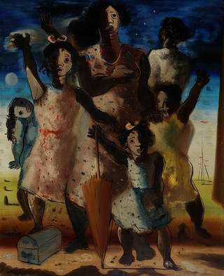 Candido Portinari - Figuras na paisagem