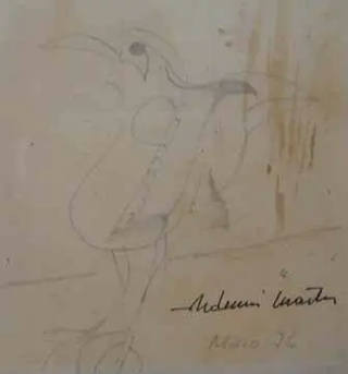 Aldemir Martins - Pássaro