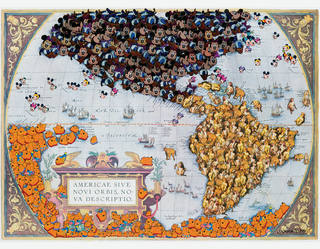 Nelson Leirner - America e Sive Novi Orbis, Nova Descriptio