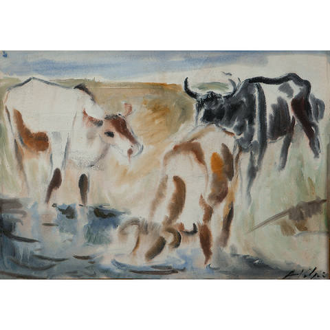 Vacas e rio