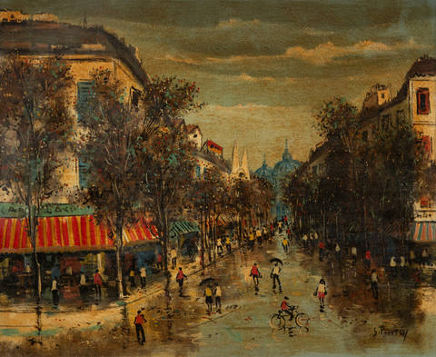 Boulevard em Paris