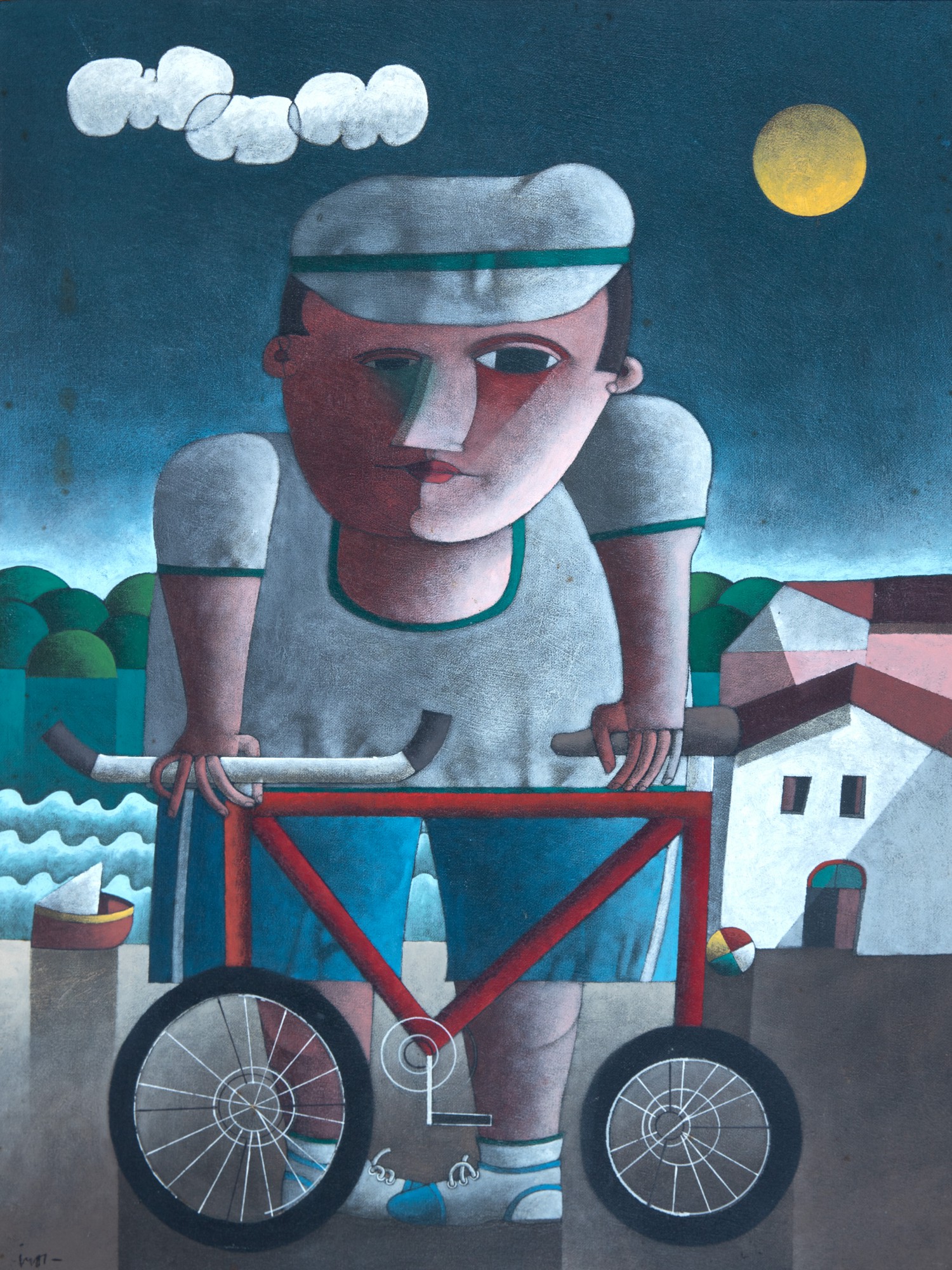 Moço com Bicicleta