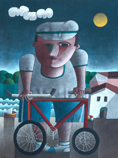 Moço com Bicicleta