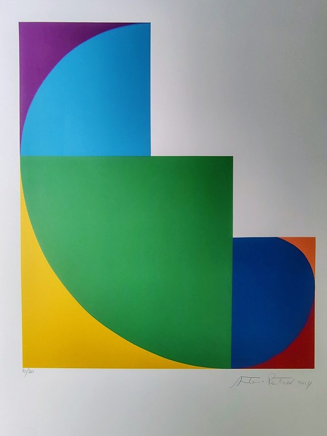 Antonio Peticov - Geométrico - Série Golden Circles
