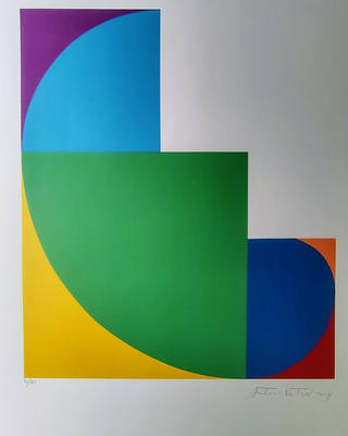 Antonio Peticov - Geométrico - Série Golden Circles