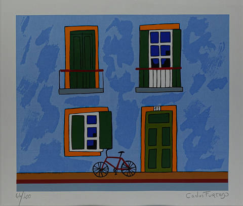 Fachada azul