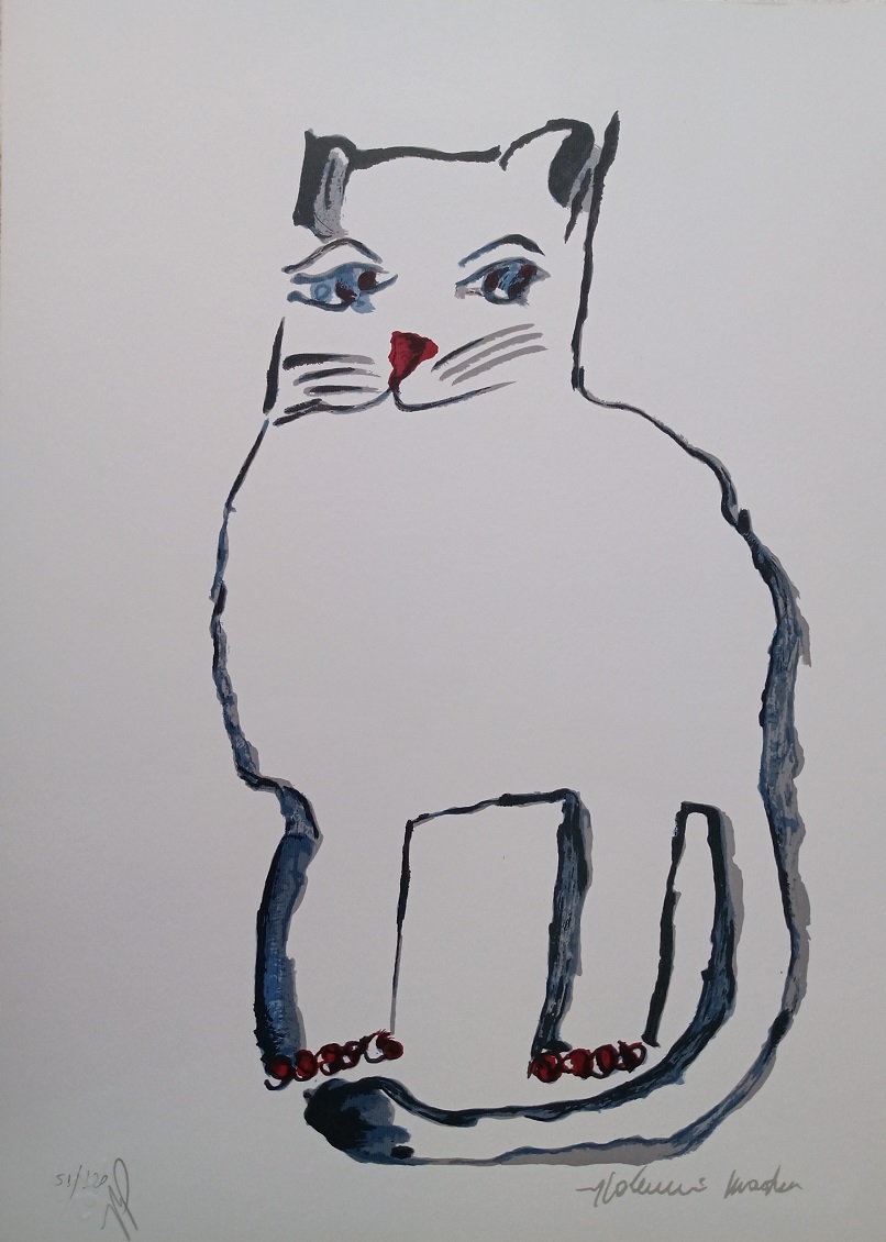 Aldemir Martins - Gato Branco