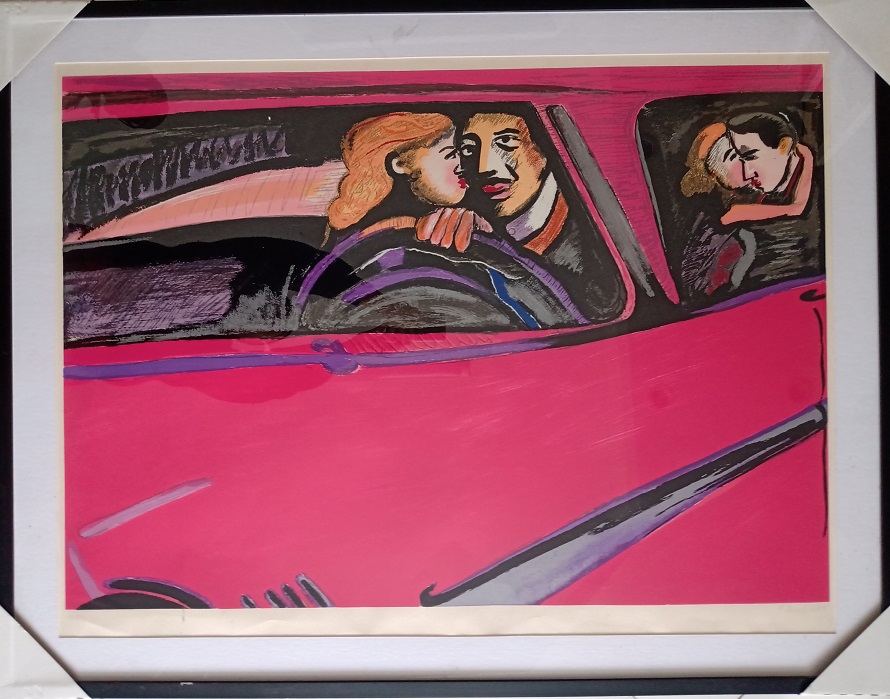 Rubens Gerchman - Casais no carro rosa