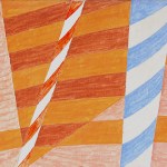Alfredo Volpi - Sem Título (Rosa e Azul)