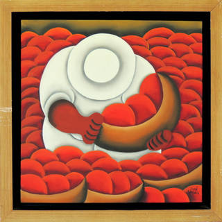 José Sabóia - José Sabóia – Colheita – Ast – 30 X 30 cm