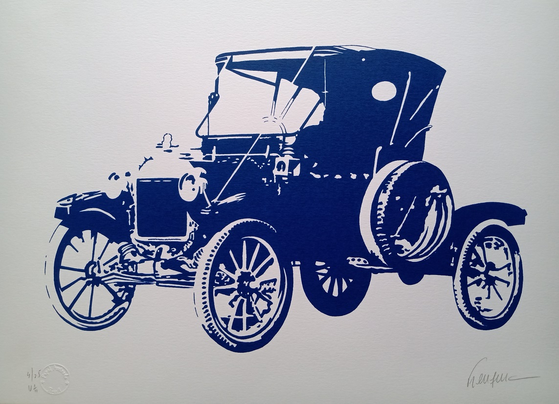 Kleber Ventura - Carro Antigo Azul