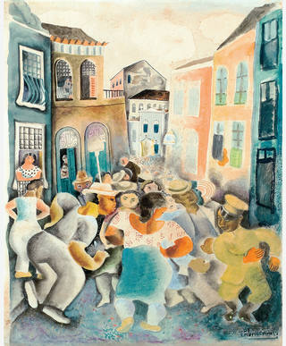 Emiliano di Cavalcanti - Bloco carnavalesco