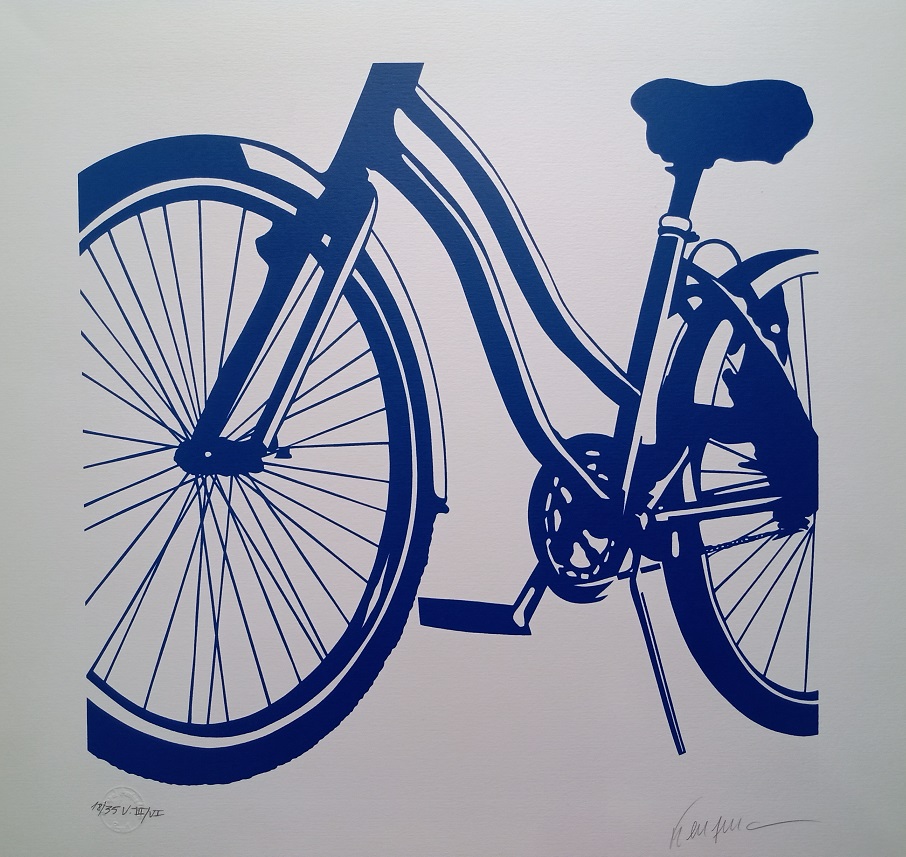 Bicicleta Azul