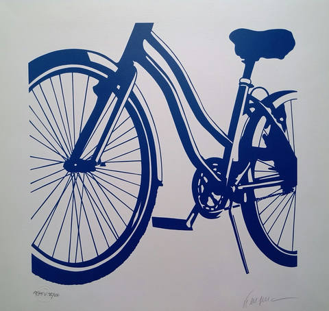 Bicicleta Azul