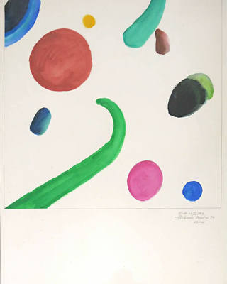 Aldemir Martins - Formas - Estudo XI