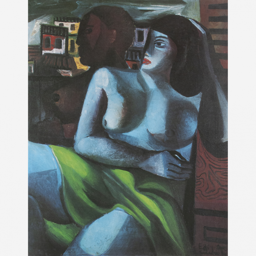 Emiliano di Cavalcanti - Mulata Azul, década de 40