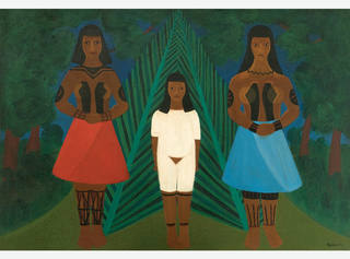 Djanira da Motta e Silva - Ritual da puberdade, Tribo dos Canelas