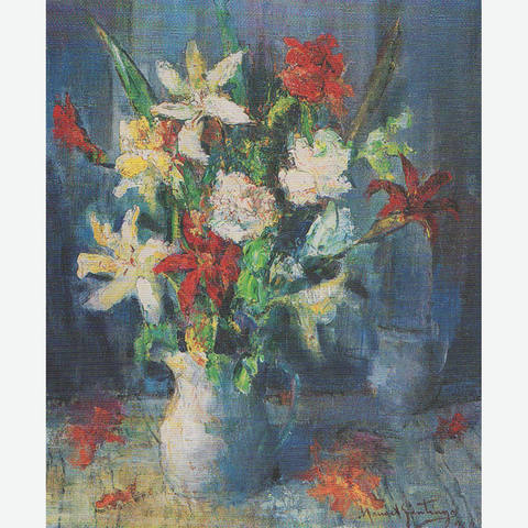 Vaso com flores