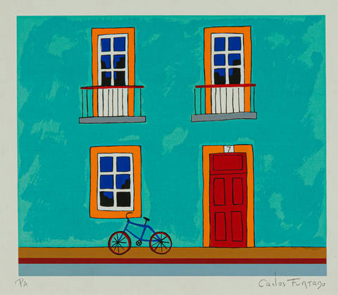 Fachada azul
