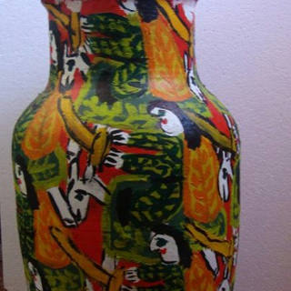 Antonio Poteiro - Cavalgada - Pote em terracota