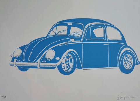 Fusca Azul
