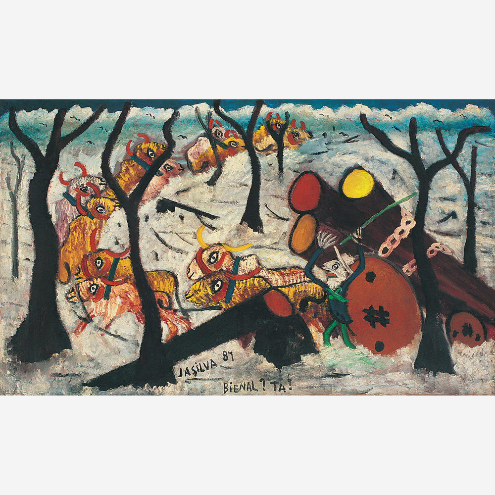 José Antônio da Silva - Carro de Bois Transportando Toras