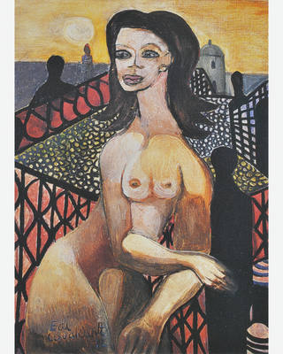 Emiliano di Cavalcanti - Mulher na Sacada
