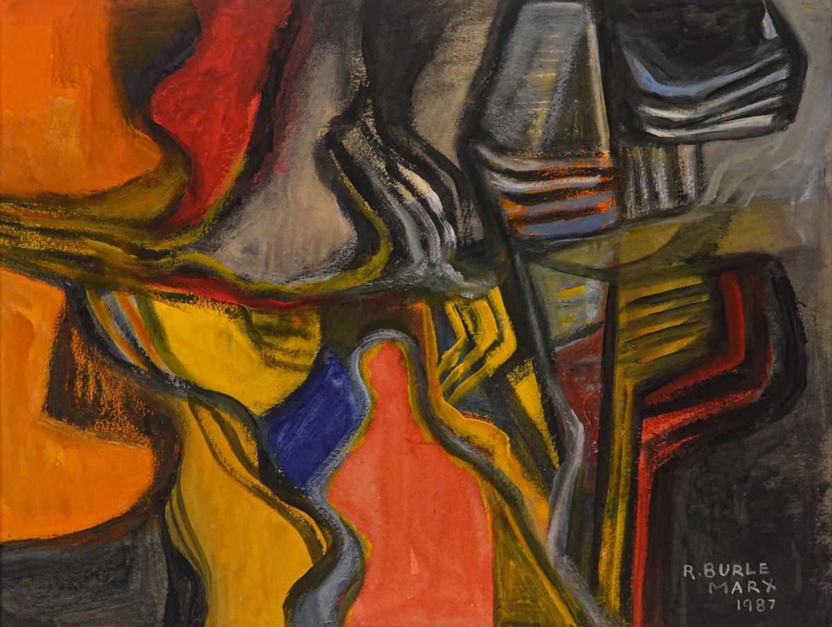 Roberto Burle Marx - Composição abstrata
