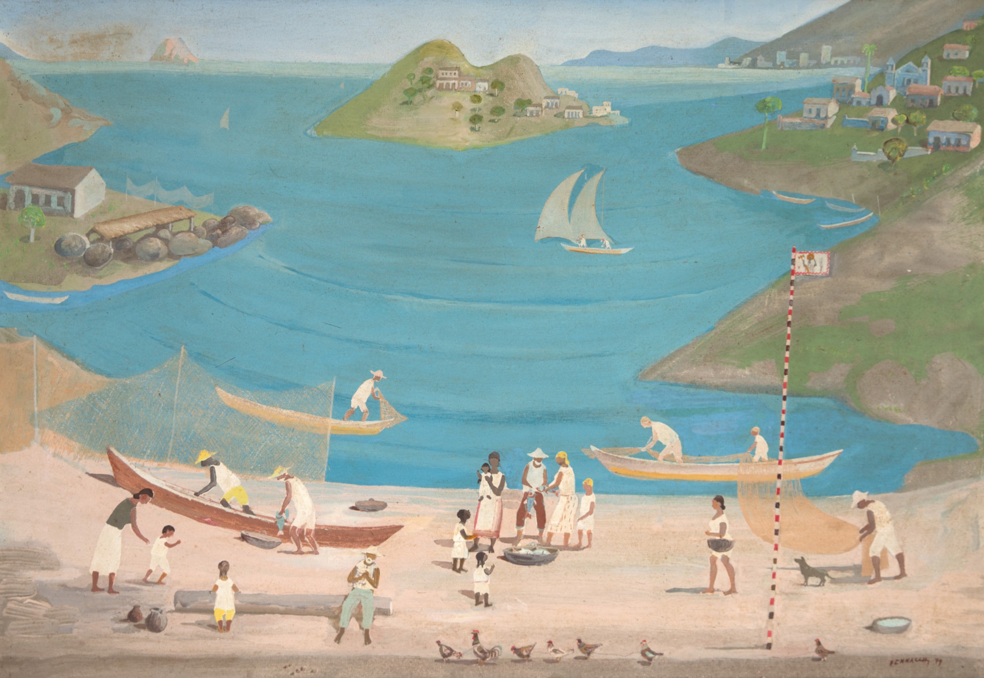 Paisagem com Pescadores