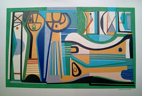Composição abstrata