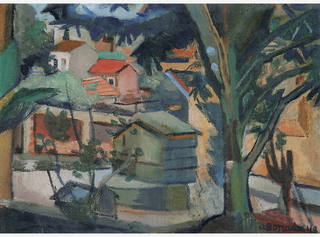 Aldo Bonadei - Paisagem