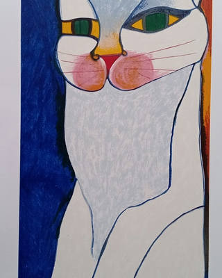 Aldemir Martins - Gato Branco