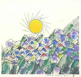 Aldemir Martins - Flores com sol