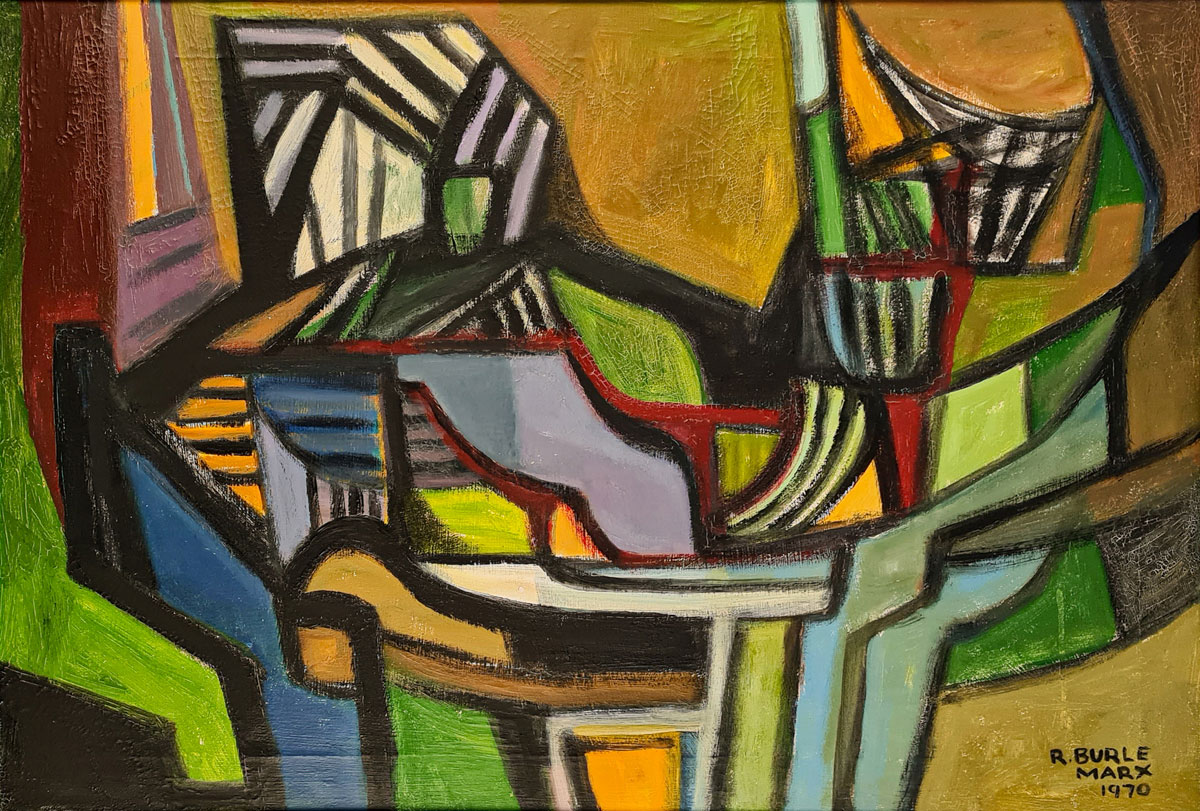 Roberto Burle Marx - Composição abstrata