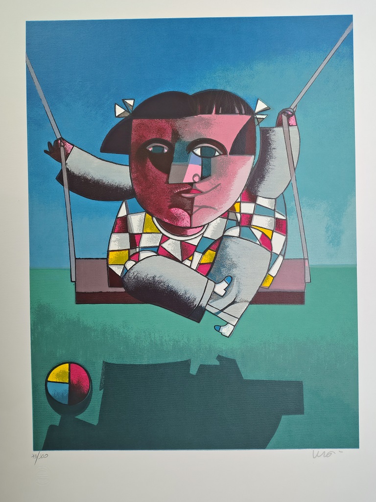 Menina no balanço