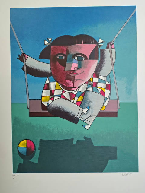 Menina no balanço