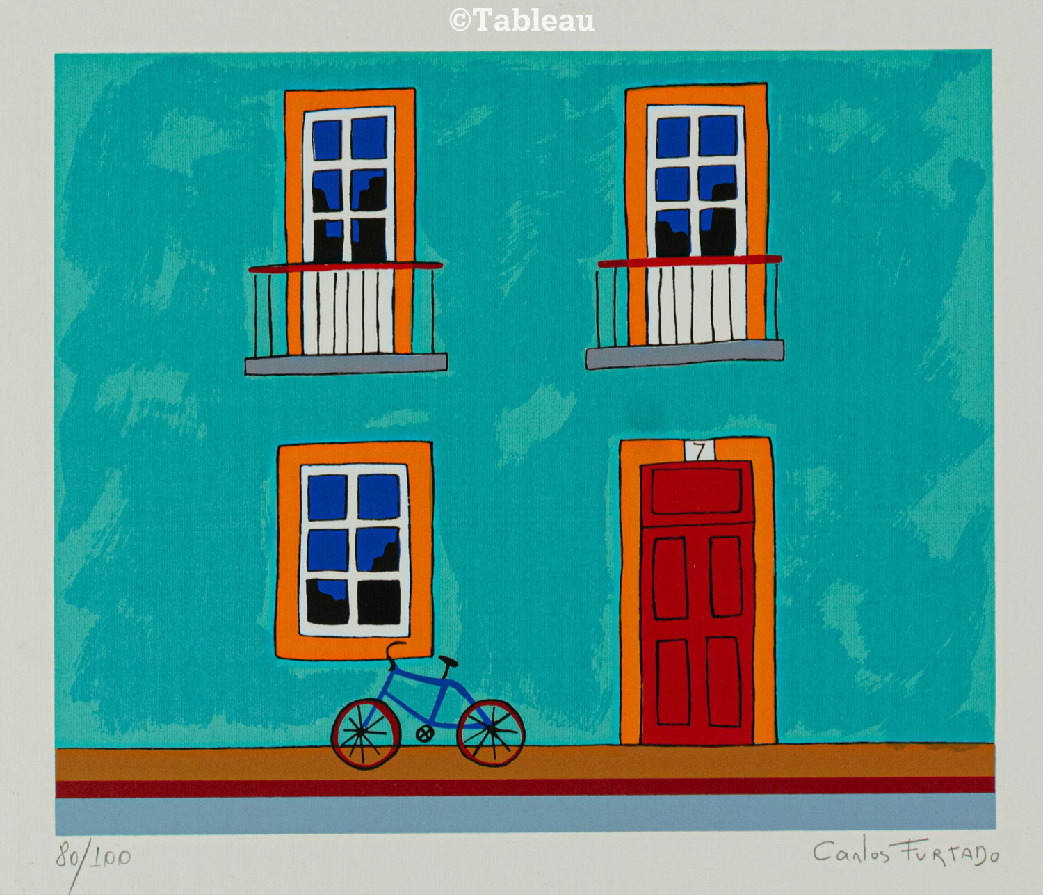 Fachada azul