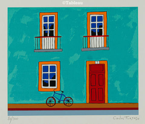 Fachada azul
