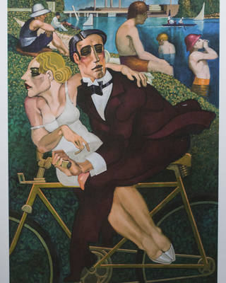 Juarez Machado - Casal em bicicleta