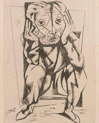 Candido Portinari - Homem Sentado