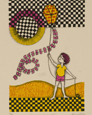 Darcy Penteado - Menino, papagaio e sol