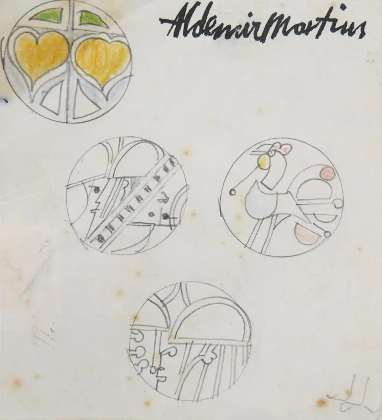 Aldemir Martins - Estudos