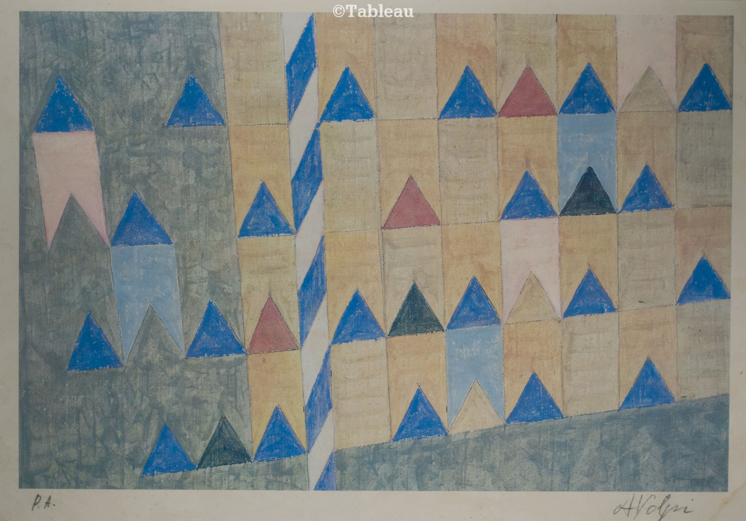 Alfredo Volpi - Bandeirinhas
