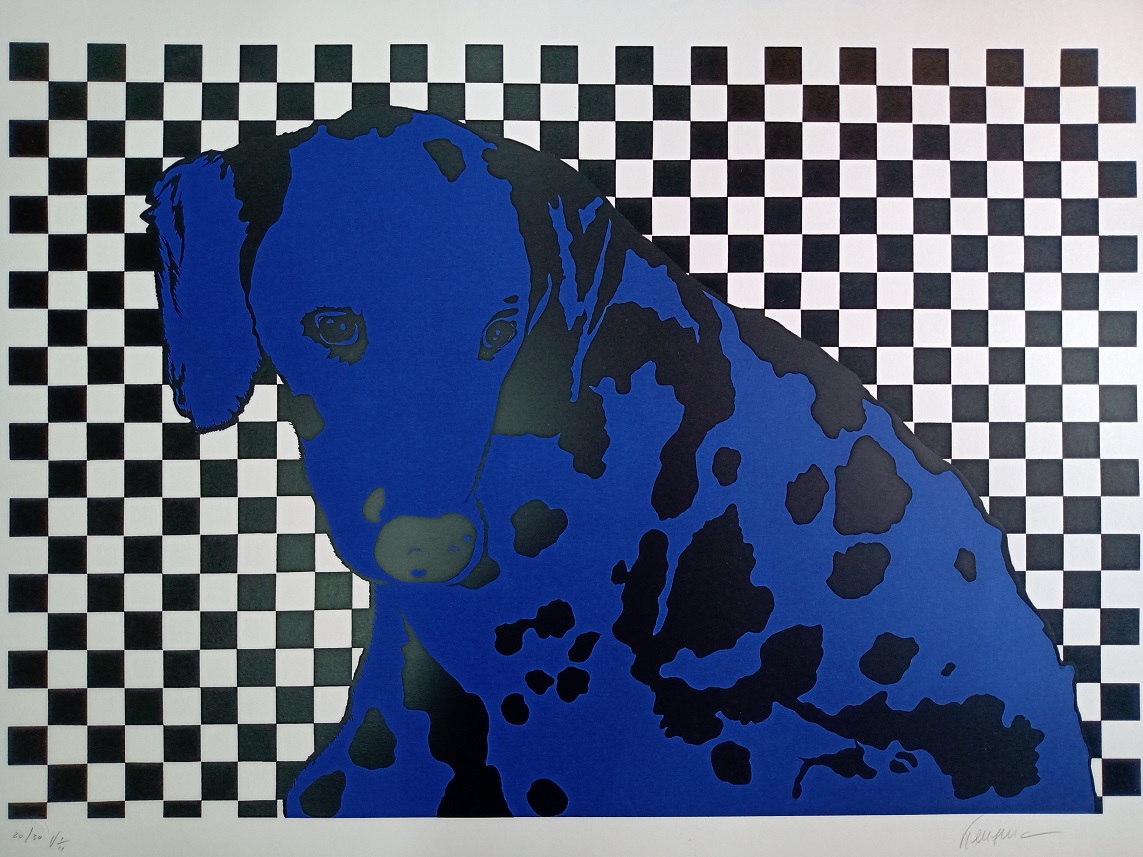 Cachorro Azul