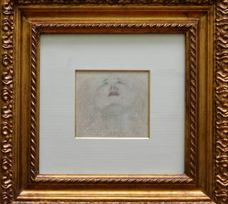 Candido Portinari - Cabeça de Mulher - desenho a pastel e grafite sobre papel