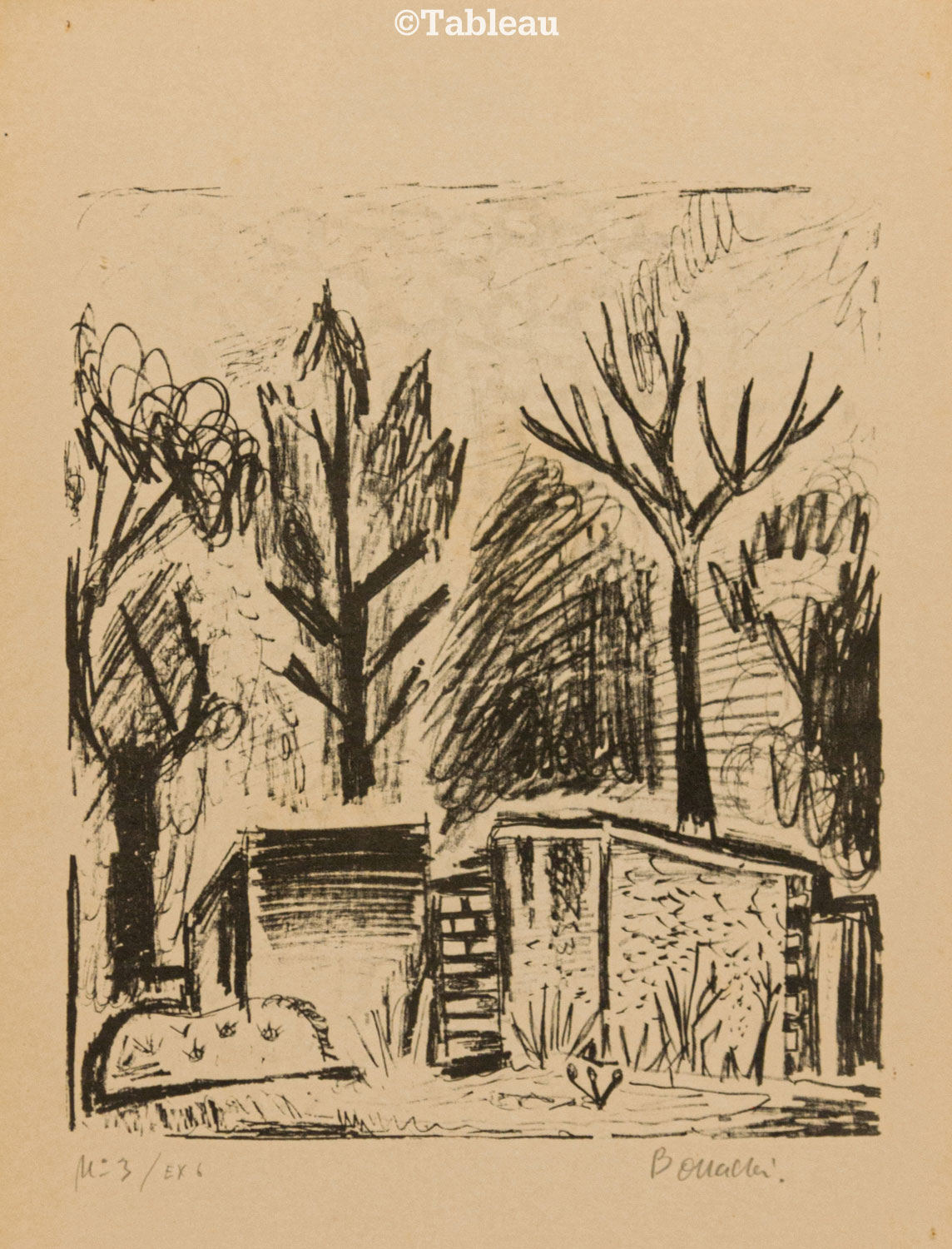 Aldo Bonadei - Paisagem