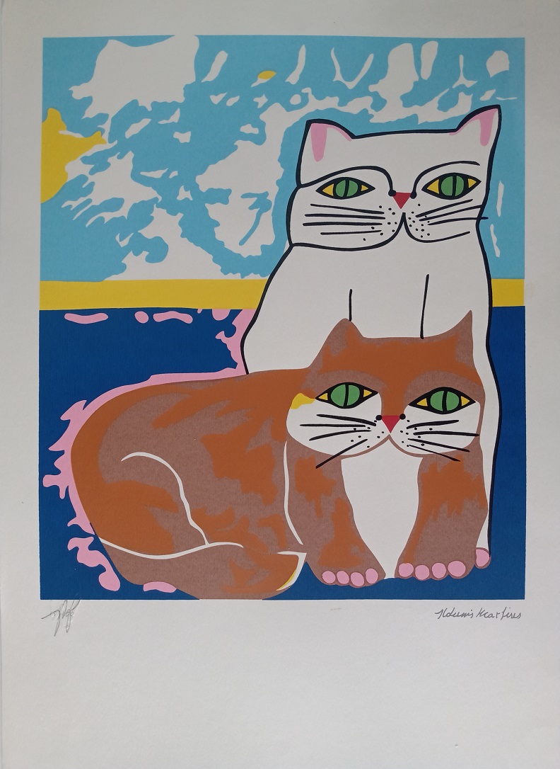 Aldemir Martins - Casal de Gatos